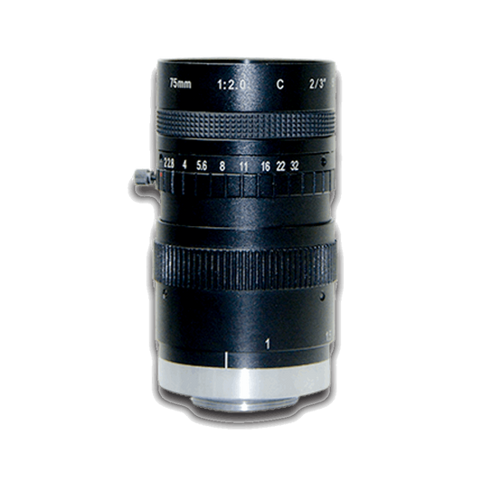 75mm 2/3” 5MP C-Mount Lens