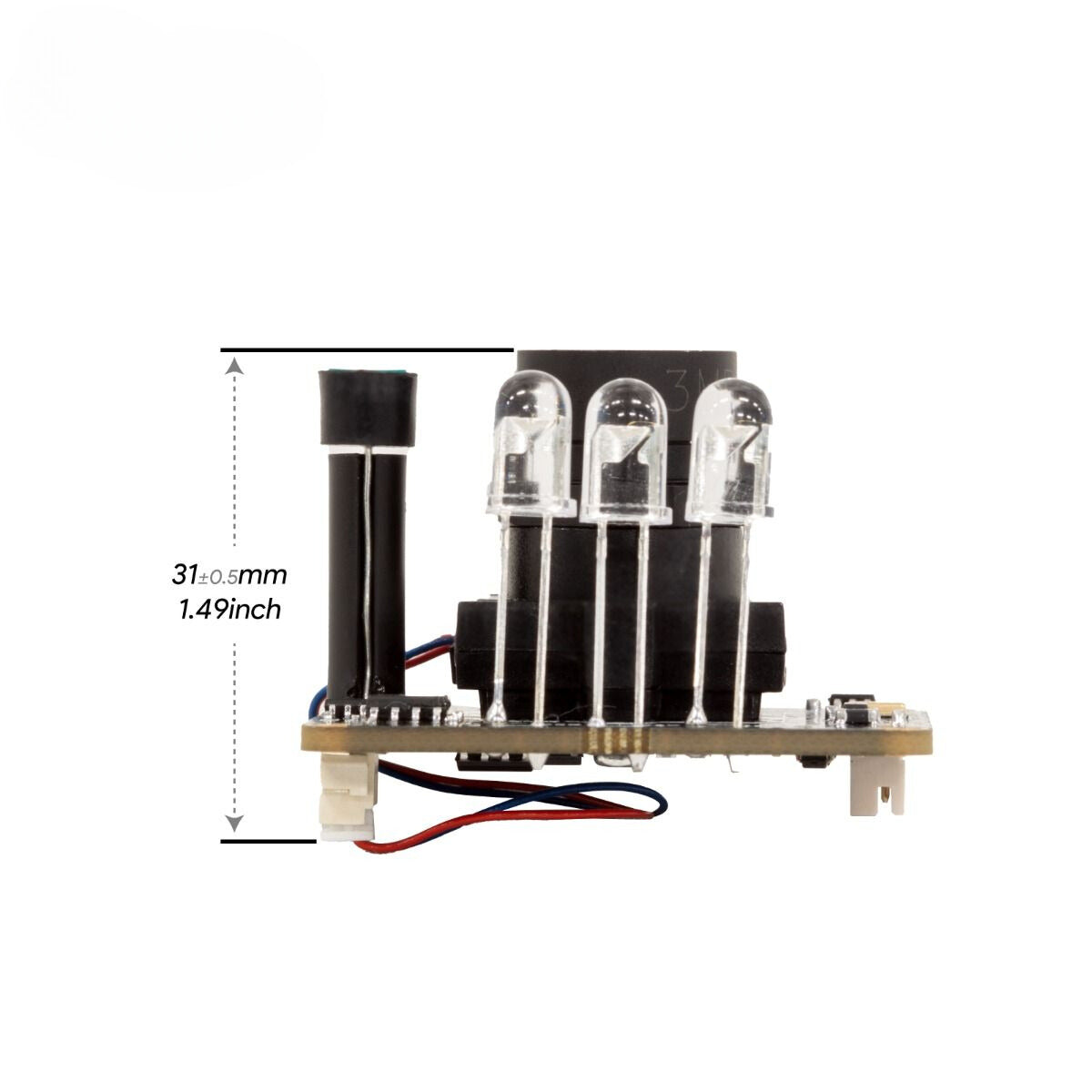 Arducam B0506 2MP Infrared Camera height