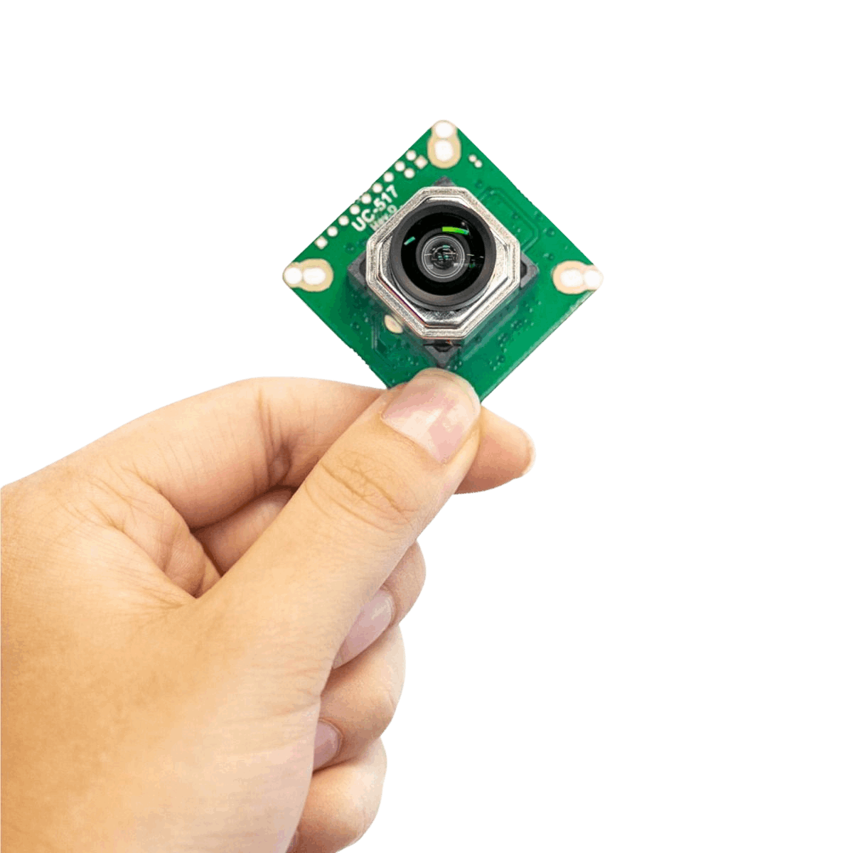 Arducam 12MP Motorised Focus Camera Module in hands