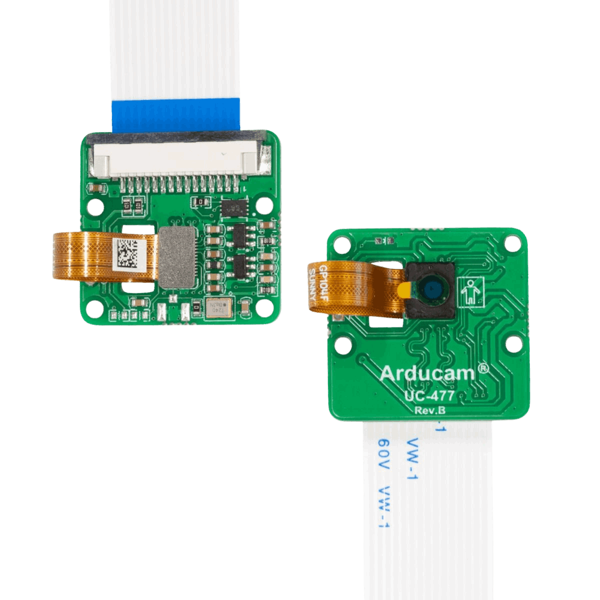 B0206 viewing the top and bottom of the camera module
