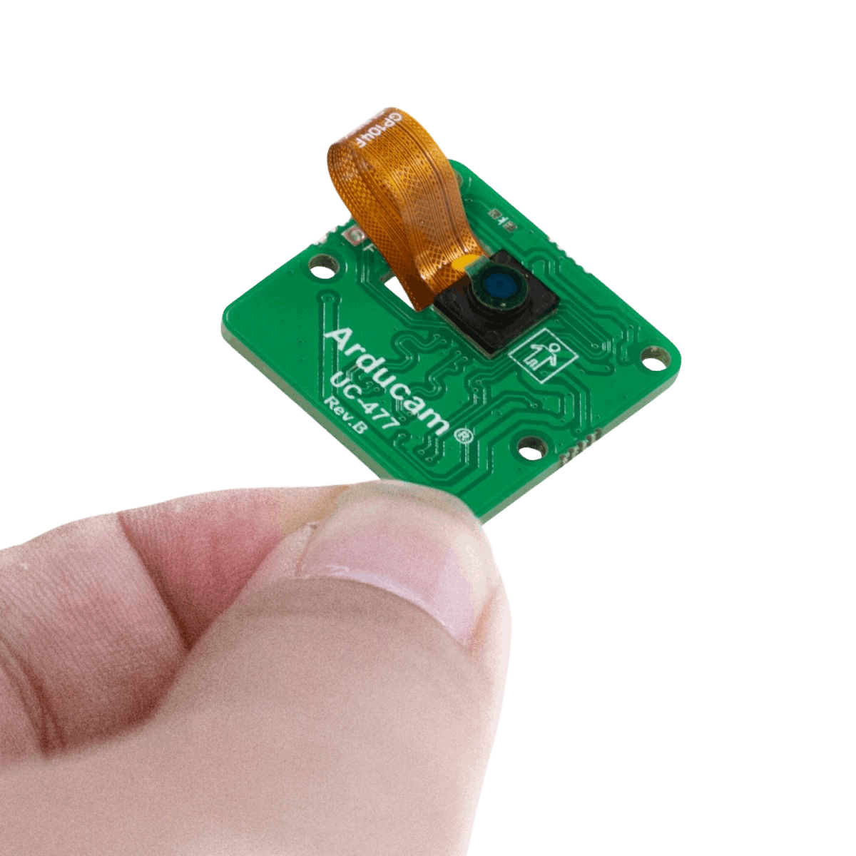 B0206 being held by two fingers