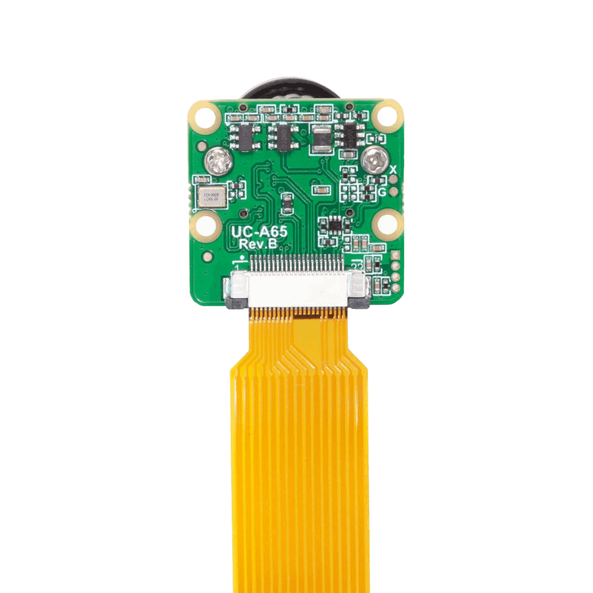 Arducam B0482 camera module viewed from below