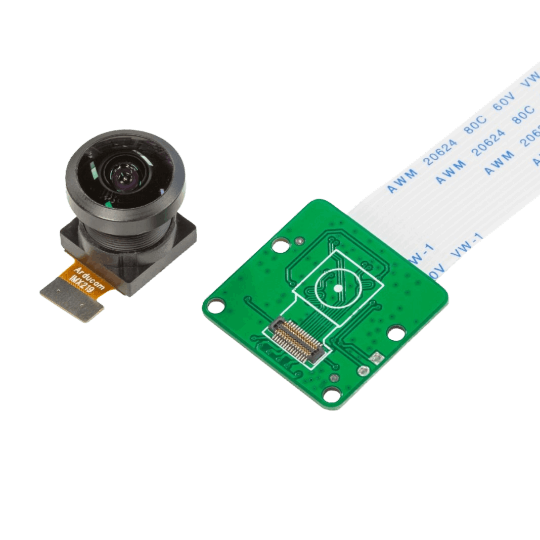 B0286 Drop-in camera module next to Raspberry Pi 2 camera board