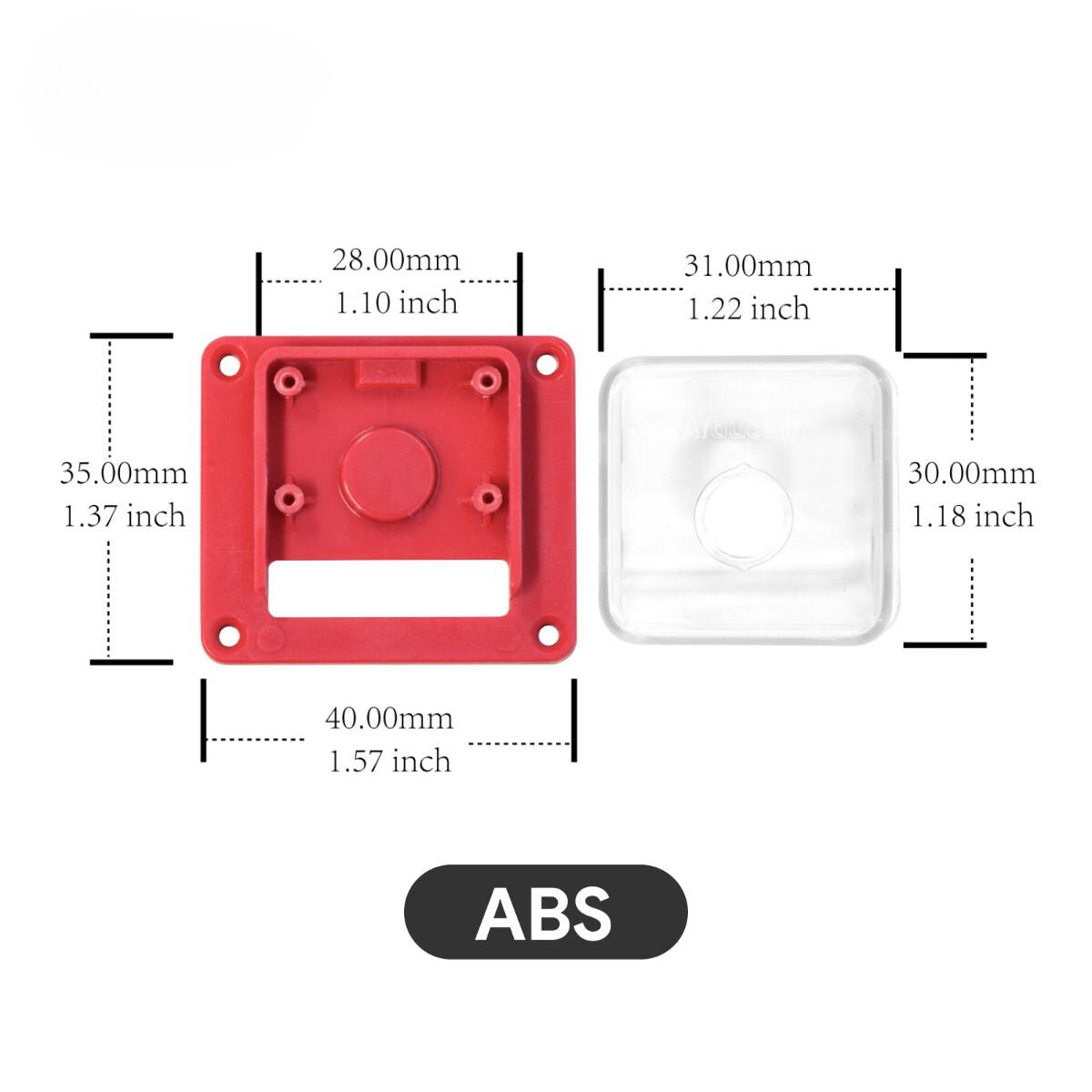 Arducam 64MP OwlSight B0483 case dimensions