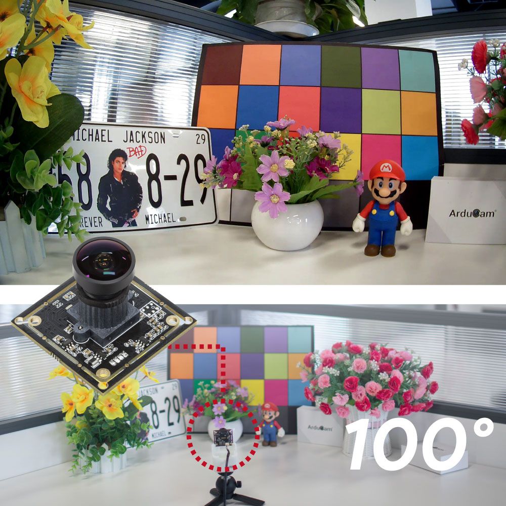 2MP Low Light Wide Angle UVC Camera Module with Microphone