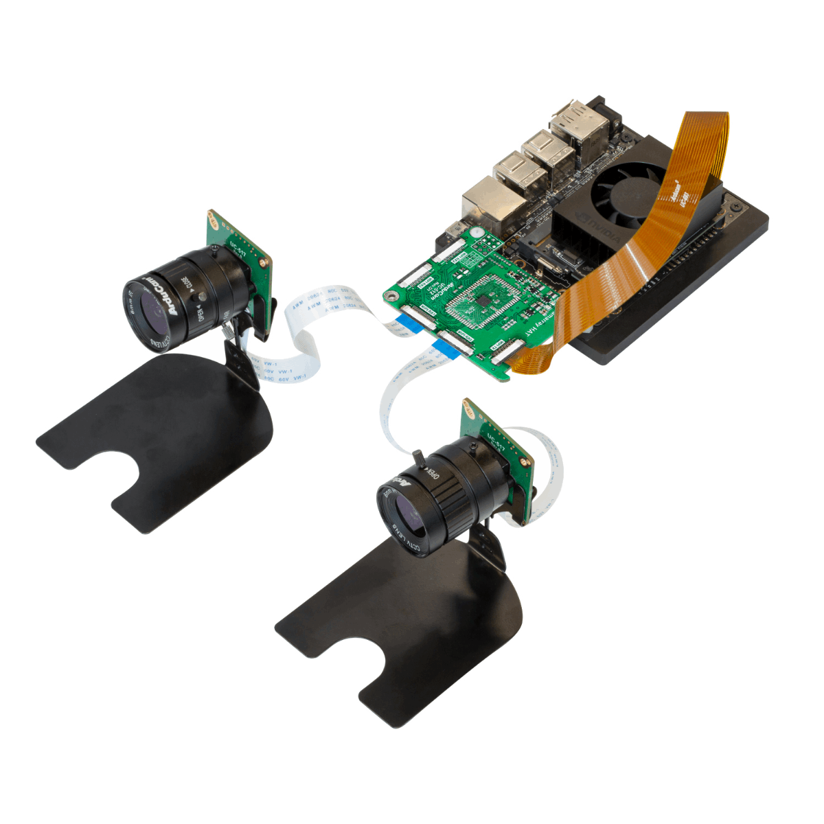 Synchronised Stereo Camera Bundle Kit for Jetson Nano