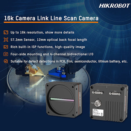 New 16K Line Scan Camera from HIKROBOT