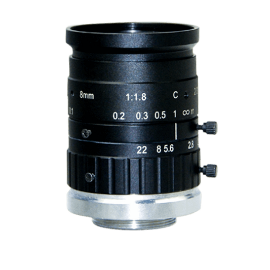 8mm 2/3” 10MP C-Mount Lens