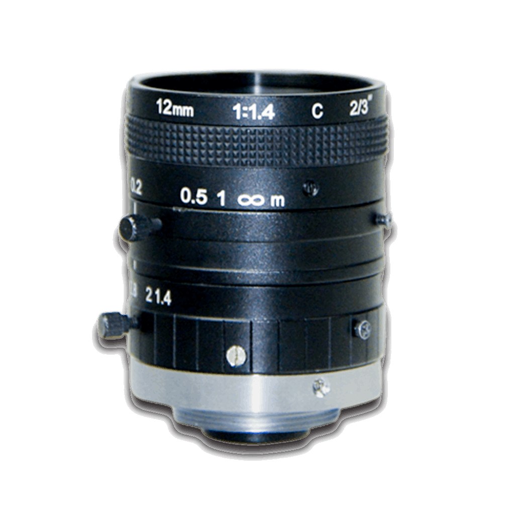 12mm 2/3” 5MP C-Mount Lens