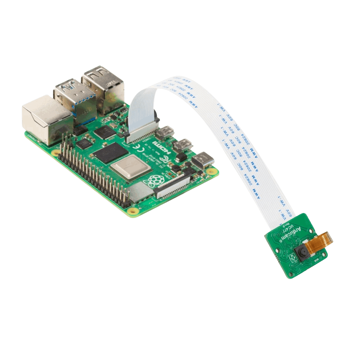 B0206 connected to the Raspberry Pi