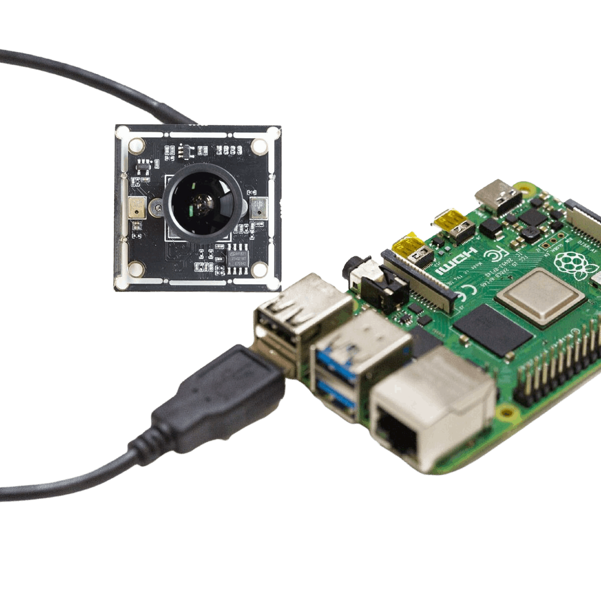 B0268 connected to a Raspberry Pi