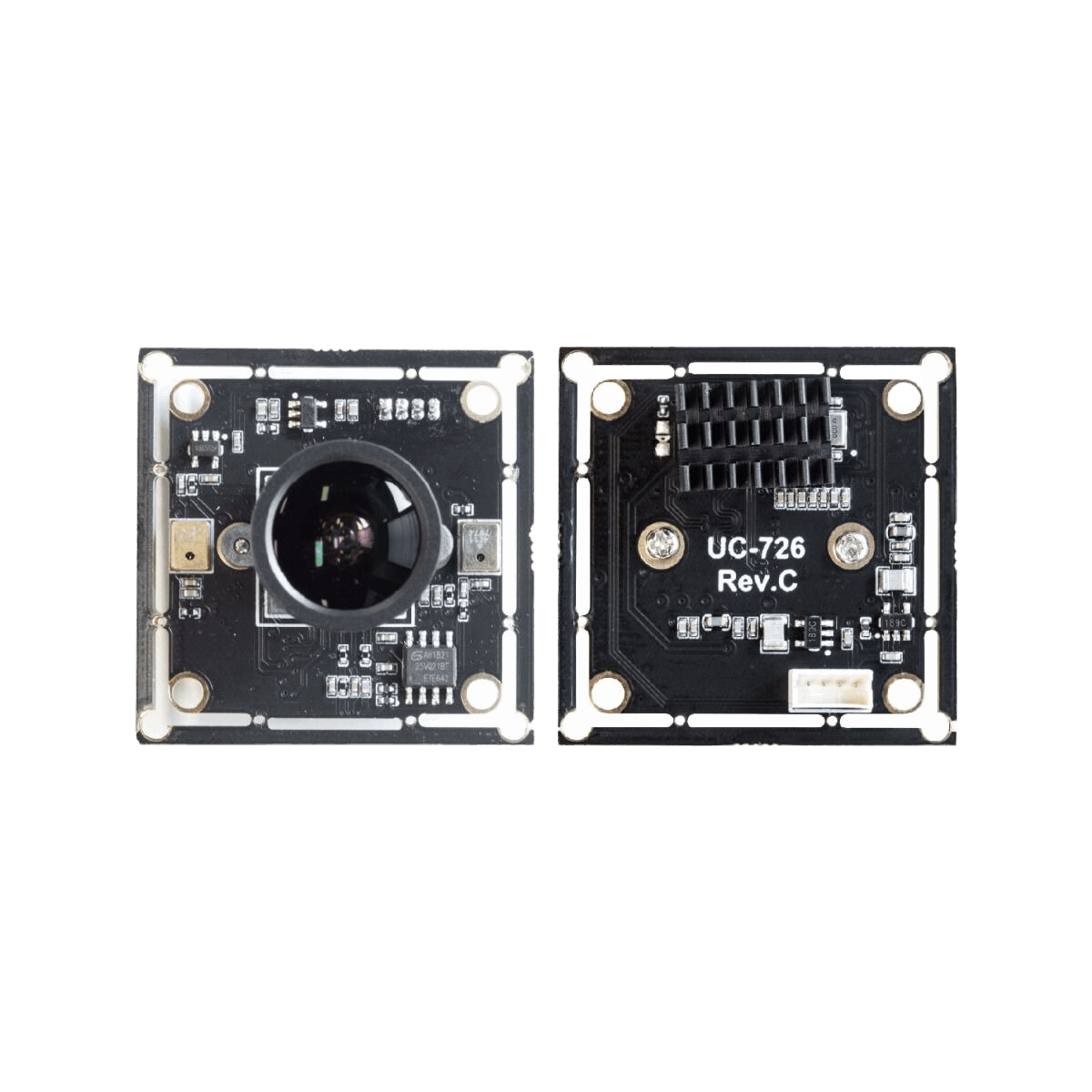 B0268 camera module with side by side image of the top and bottom of the camera