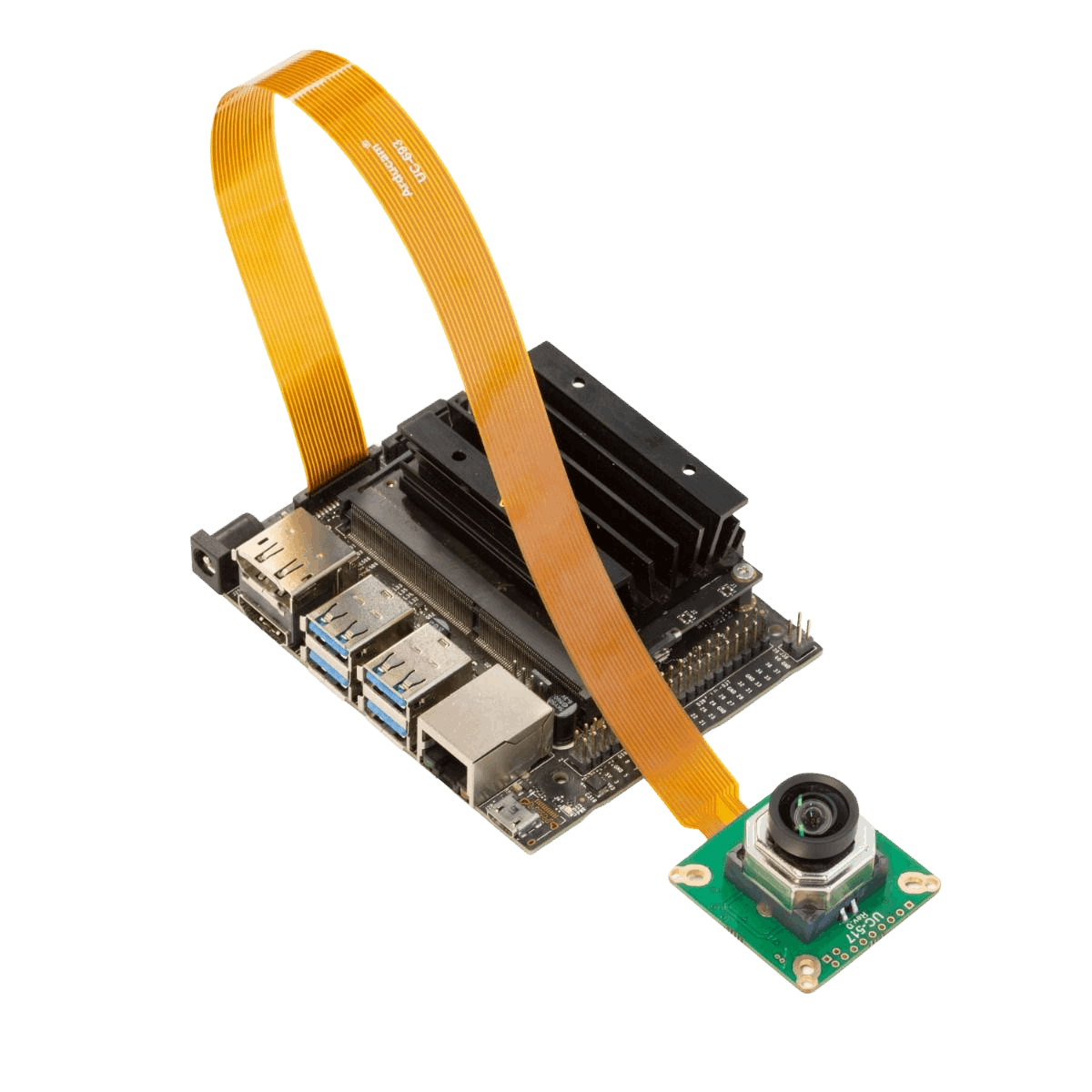 Arducam B0273 12.3MP IMX477 Motorised camera module connected to a NVIDIA Jetson Nano