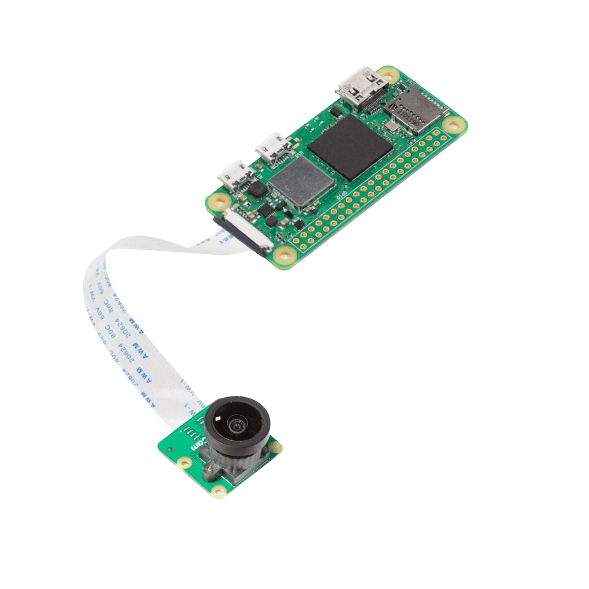 B0310 camera module connected to a raspberry pi pico