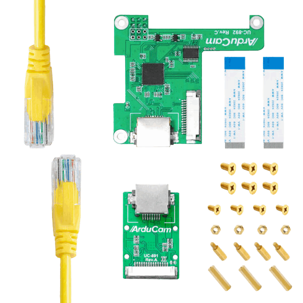 Cable Extension Kit for Raspberry Pi Camera Modules V1/V2/HQ/Arducam Series