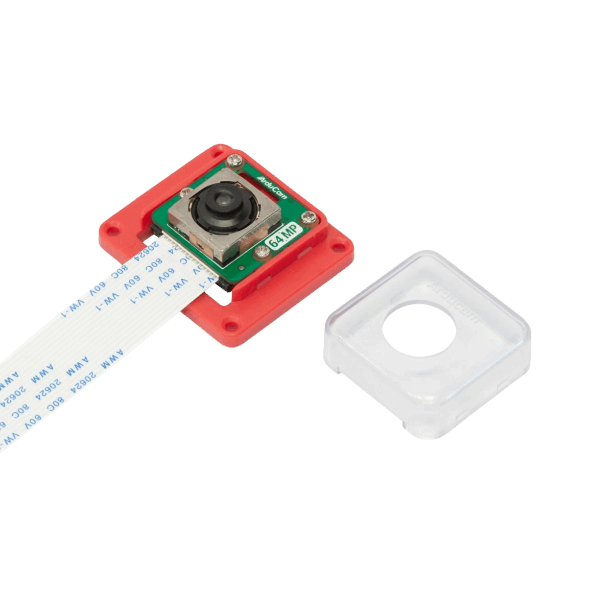 Arducam 64MP OwlSight B0483 product image with case separated