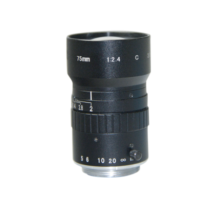 75mm 2/3" 2MP C-Mount Lens