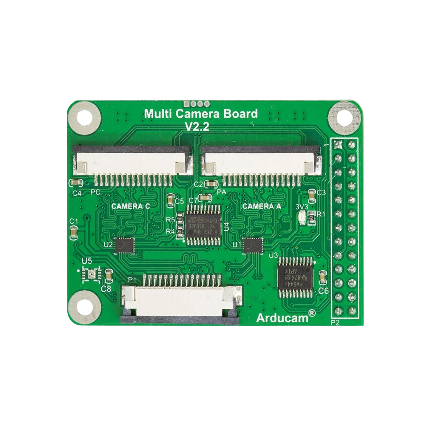 Multi-Camera Adapter Board For Raspberry Pi