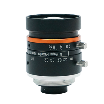 8mm 1/1.8" 6MP C-Mount Lens
