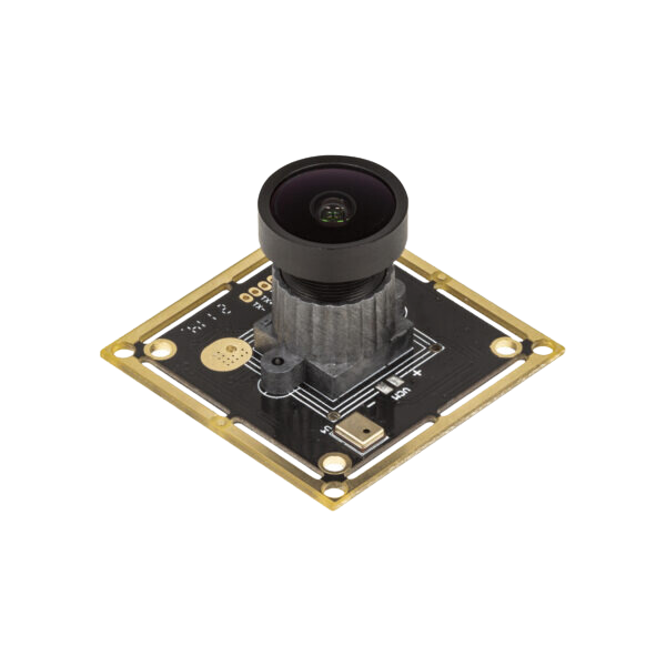An Arducam camera module without any casing with an M12 lens